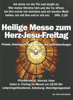 Heilige Messe zum Herz-Jesu-Freitag