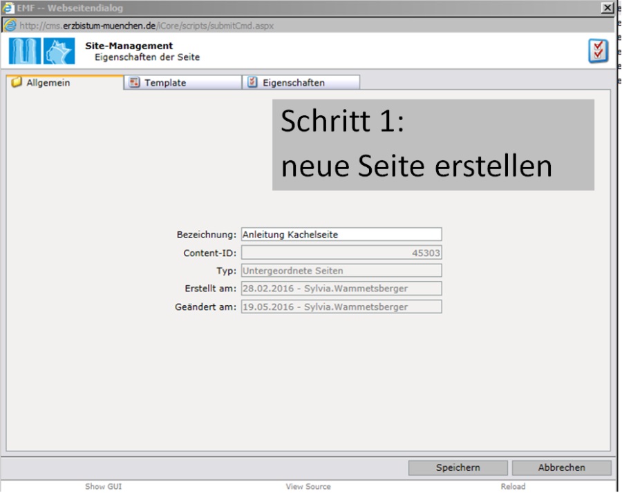 1. Schritt