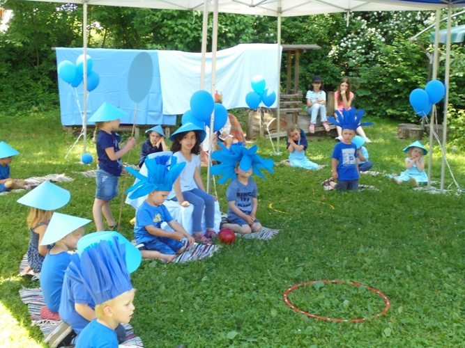 Sommerfest Sonnengruppe am 25.06.2016 - "Blauland"
