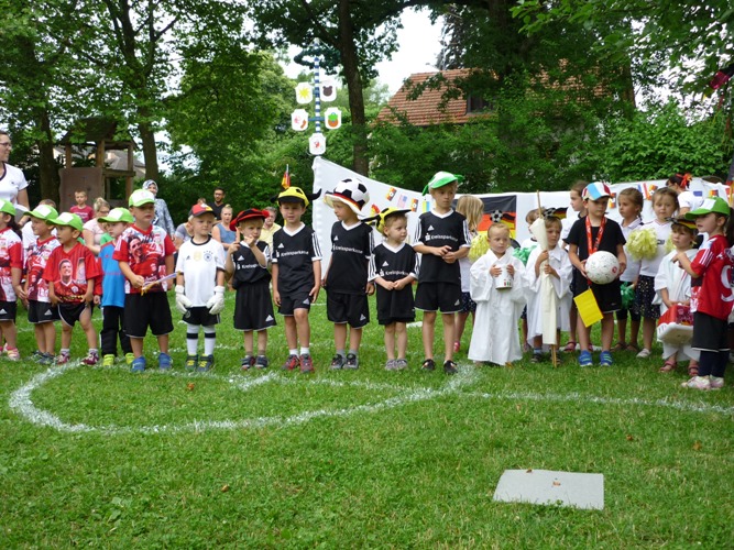 Sommerfest Bärengruppe am 2. Juli 2016 - "Fußball-EM"