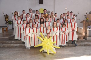 Gruppenbild Minis Sonne