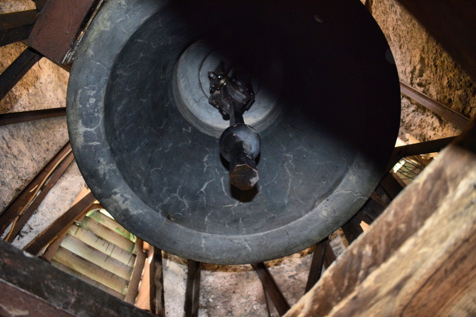 Glocke im Wallgauer Kirchturm