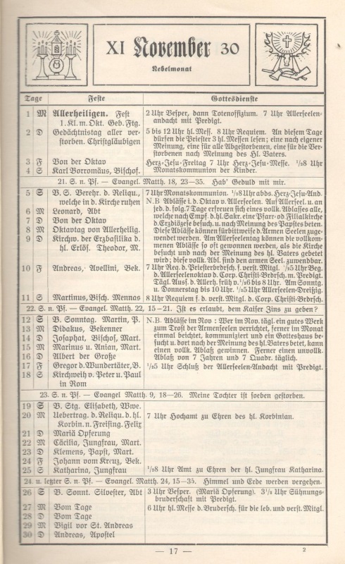 Abb. 13 St-Peters-Kalender November 001