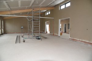 Saal verputzt