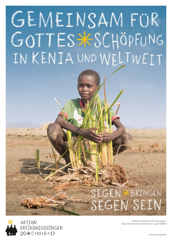 Sternsingerplakat 2017 Kenia