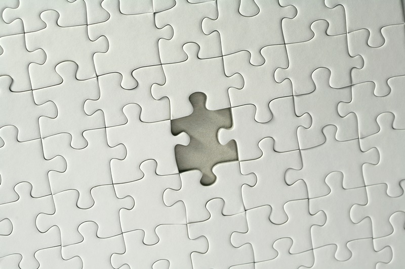 fehlendes Puzzleteil