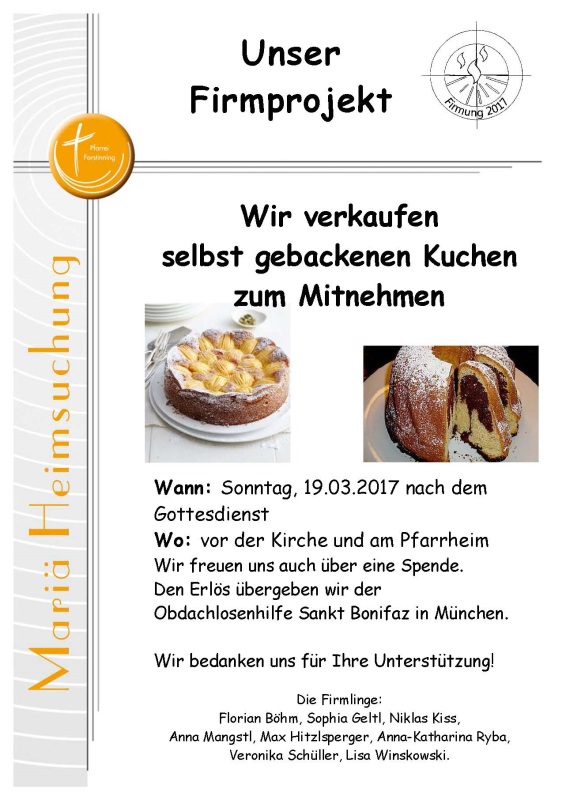 Kuchenverkauf