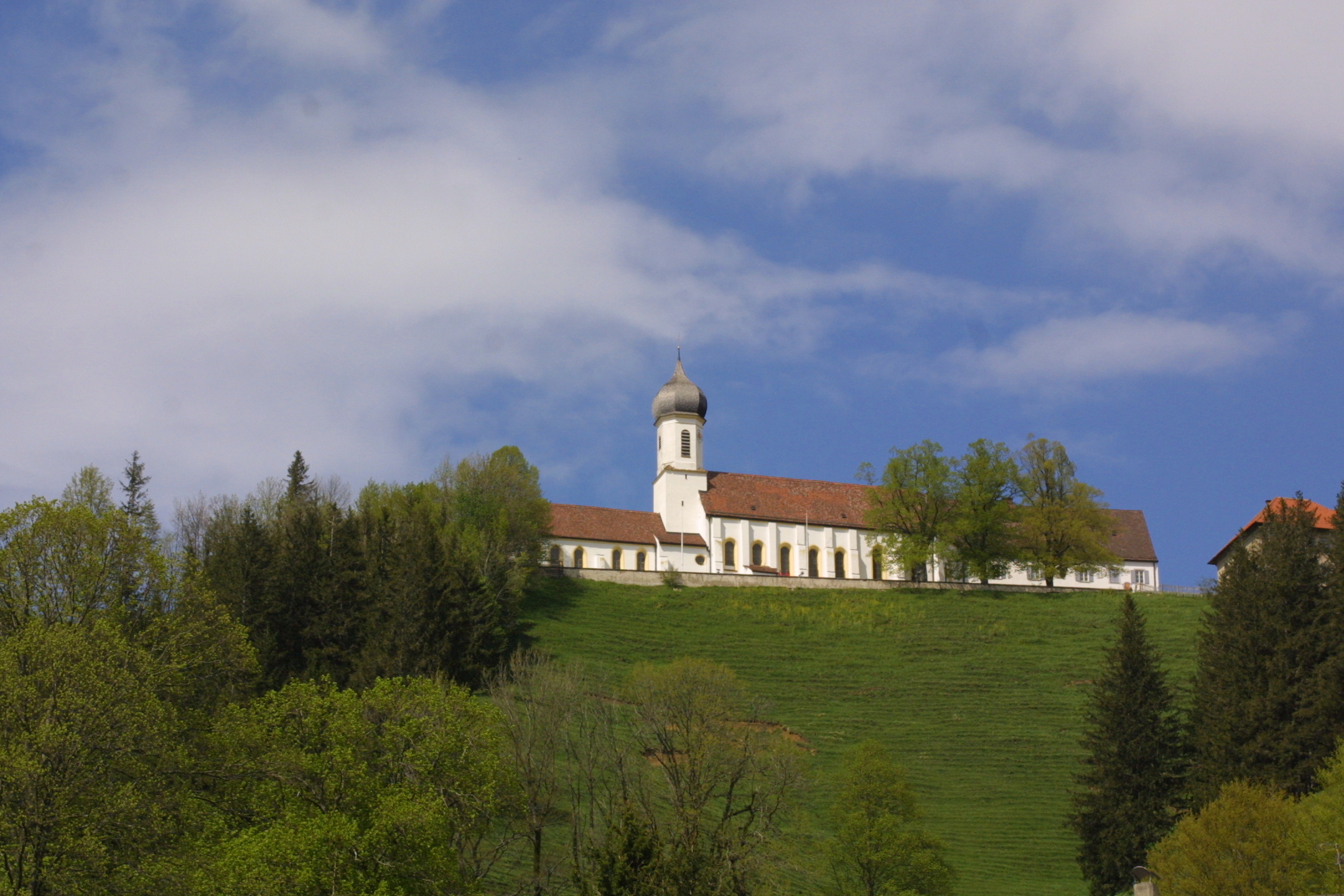 Wallfahrtskirche im Winter