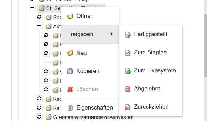 Anleitung Freigabe