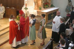 Firmung in Oberaudorf am 20. Juli 2017