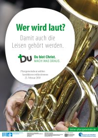 Plakat zur Pfarrgemeinderatswahl 2018