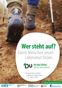 Plakat zur Pfarrgemeinderatswahl 2018
