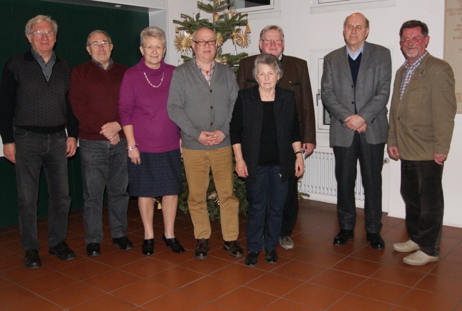 Der Vorstand der KAB Ortsgruppe Neustift im Gruppenbild