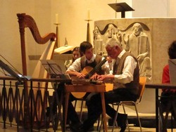 Familie Auer, Hackbrett, Gitarre und Harfe