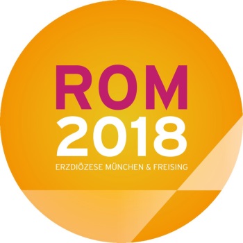 Aufkleber Moniwallfahrt Rom 2018