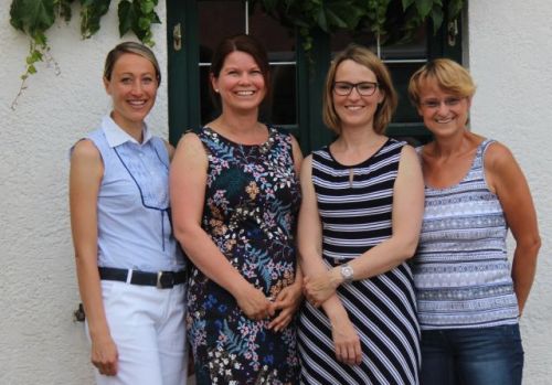 von links nach recht: Bettina Götz, Manuela Flohr, Regina Albert, Renate Schwabe