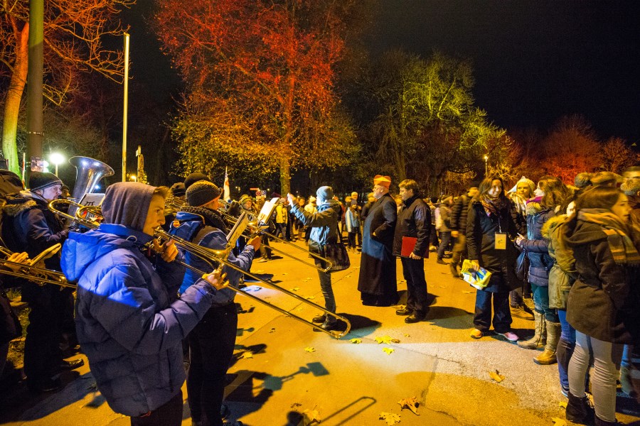 Musik in Freising vor Kardinal Marx an Jugendkorbi 2017