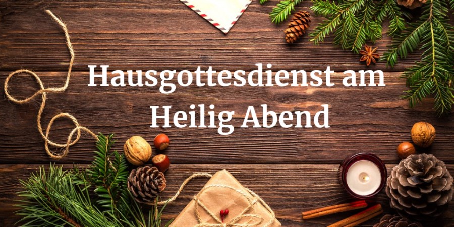 Grafik Hausgottesdient Heilig Abend