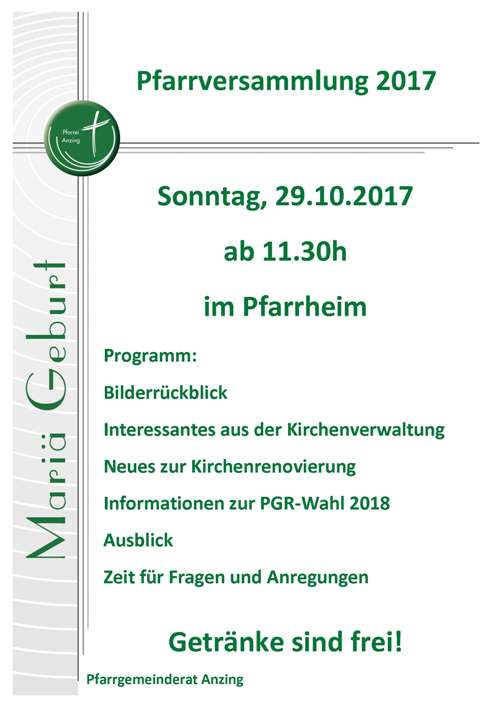 Pfarrversammlung