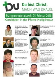 Klein-Wahlplakat