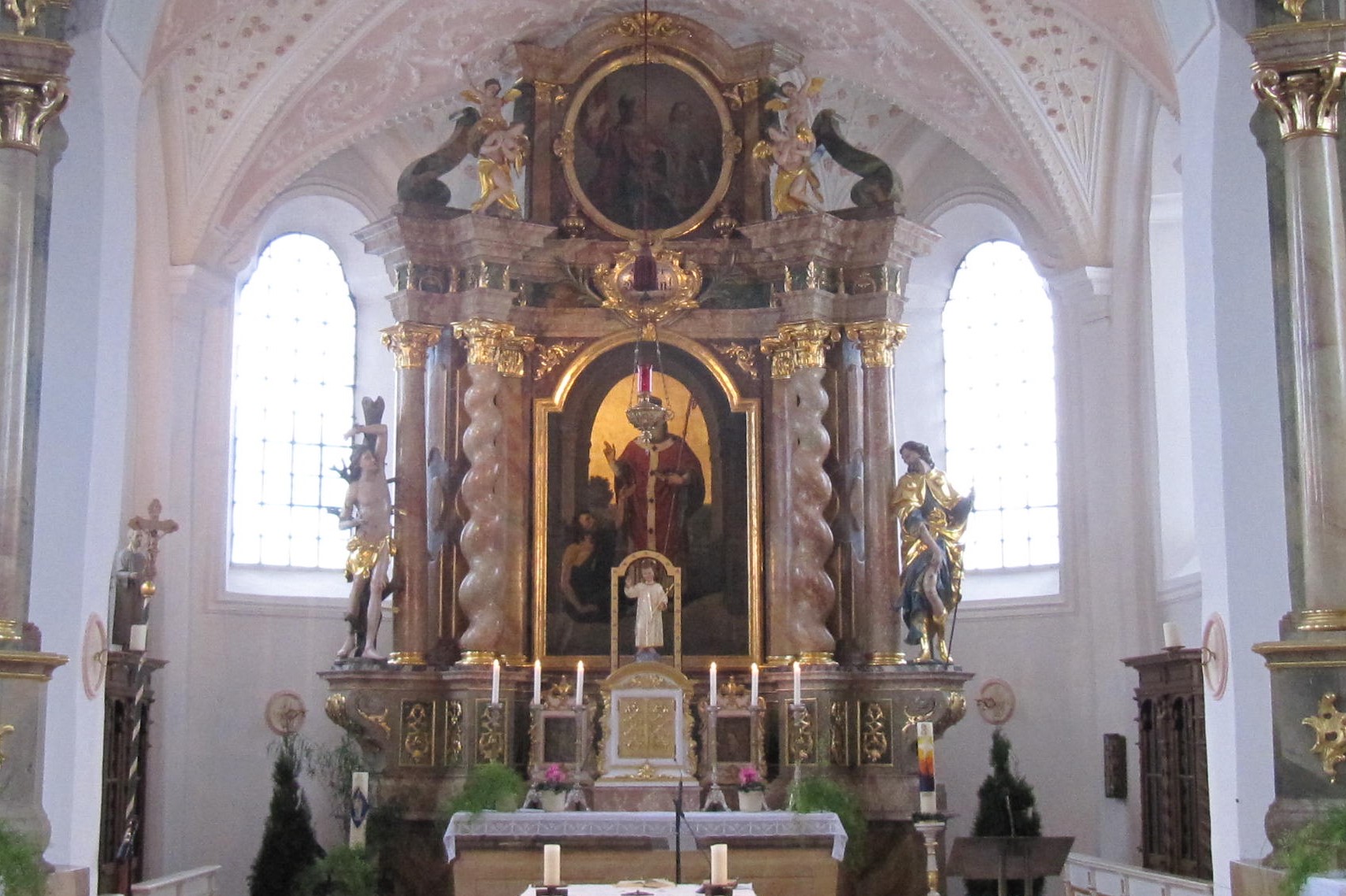 Foto des Altars von Marzling-St. Martin