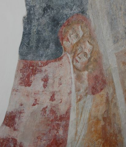 Foto von Details der Fresken der Sakristrei in Marzling-St. Martin