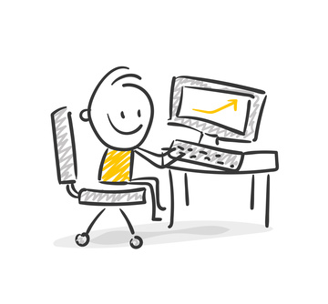 Büro Cartoon