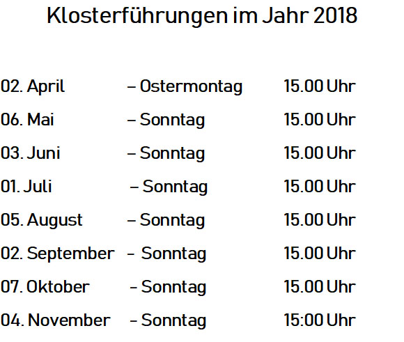 Klosterführung 2018
