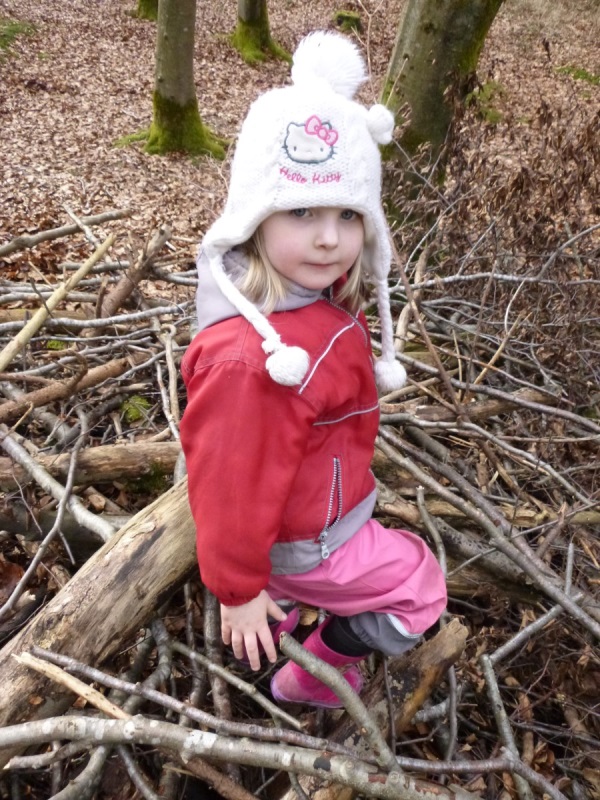 Spielen im Wald