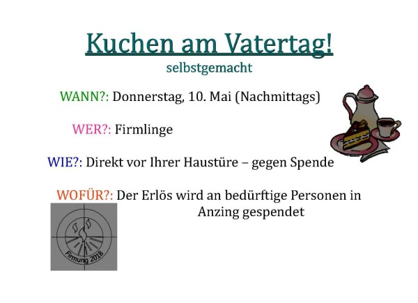 Kuchenverkauf