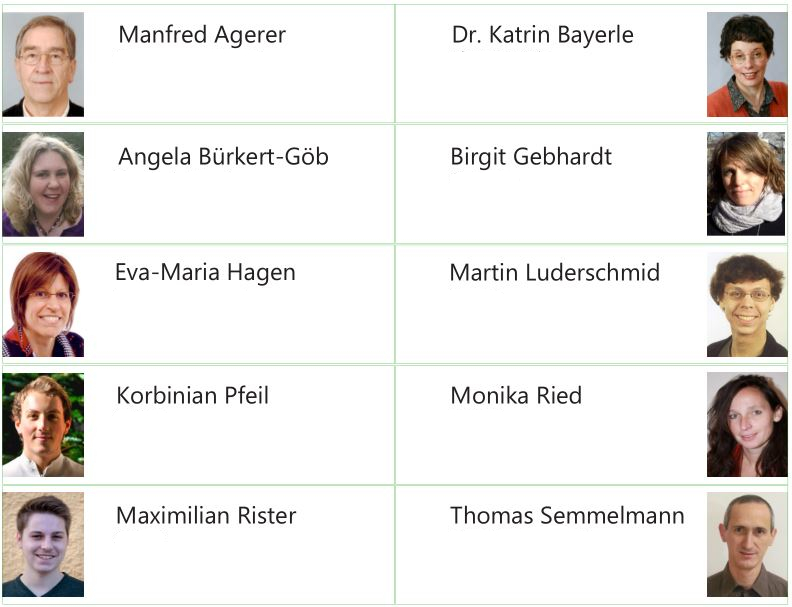 Mitglieder des PGR