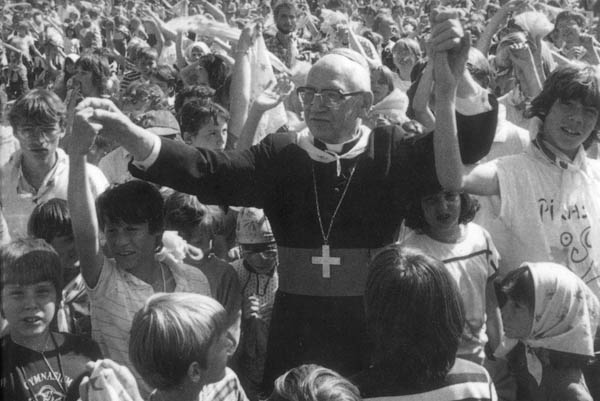 Ernst Tewes auf dem Kirchentag