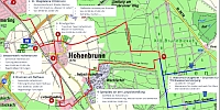Fahrtroute für die Aktion Wasser ist Leben