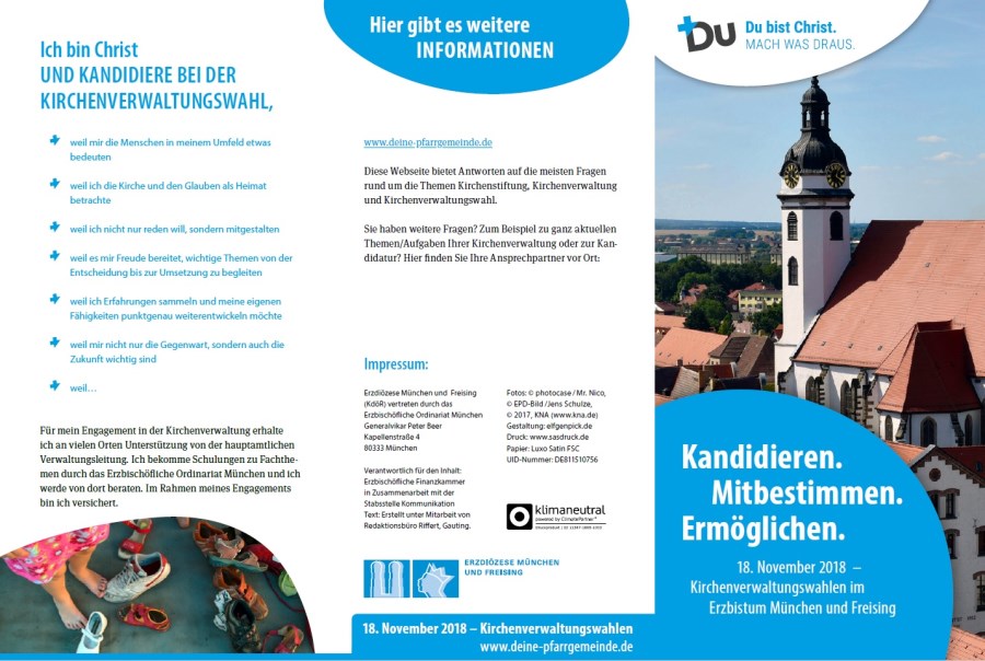 Bild: Flyer KV-Kandidatur Seite 1