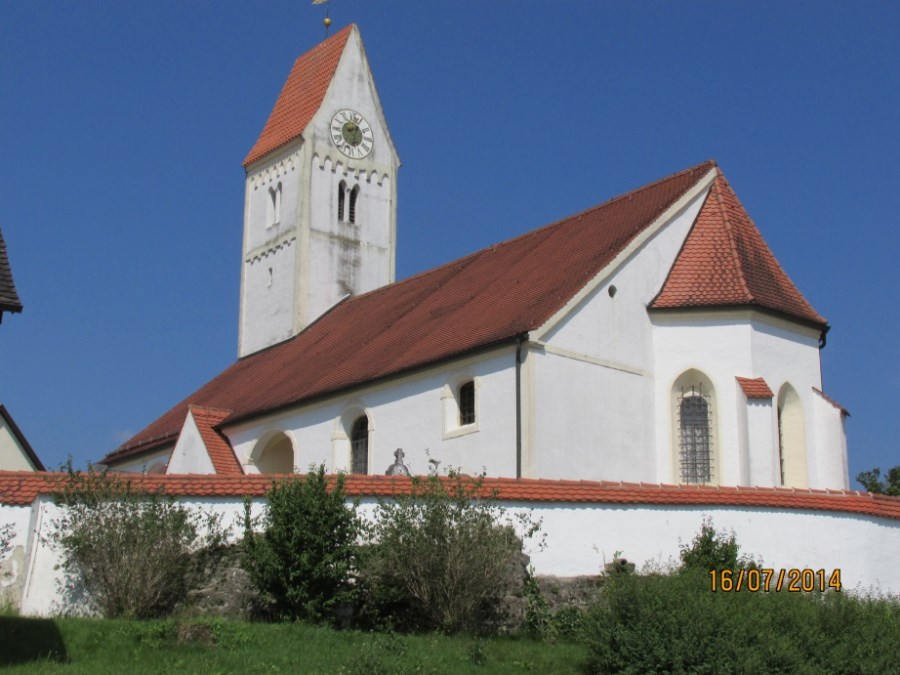 kirche Oberndorf von Osten