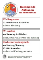 Aktionen im Pfarrverband