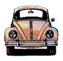 VW-Käfer blinkende Scheinwerfer