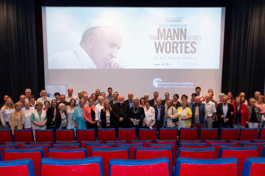 Diözesanrat beim Franziskusfilm