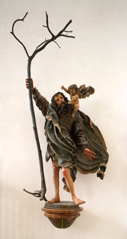 Der heilige Christophorus von Hans Leinberger im Münchner Dom
