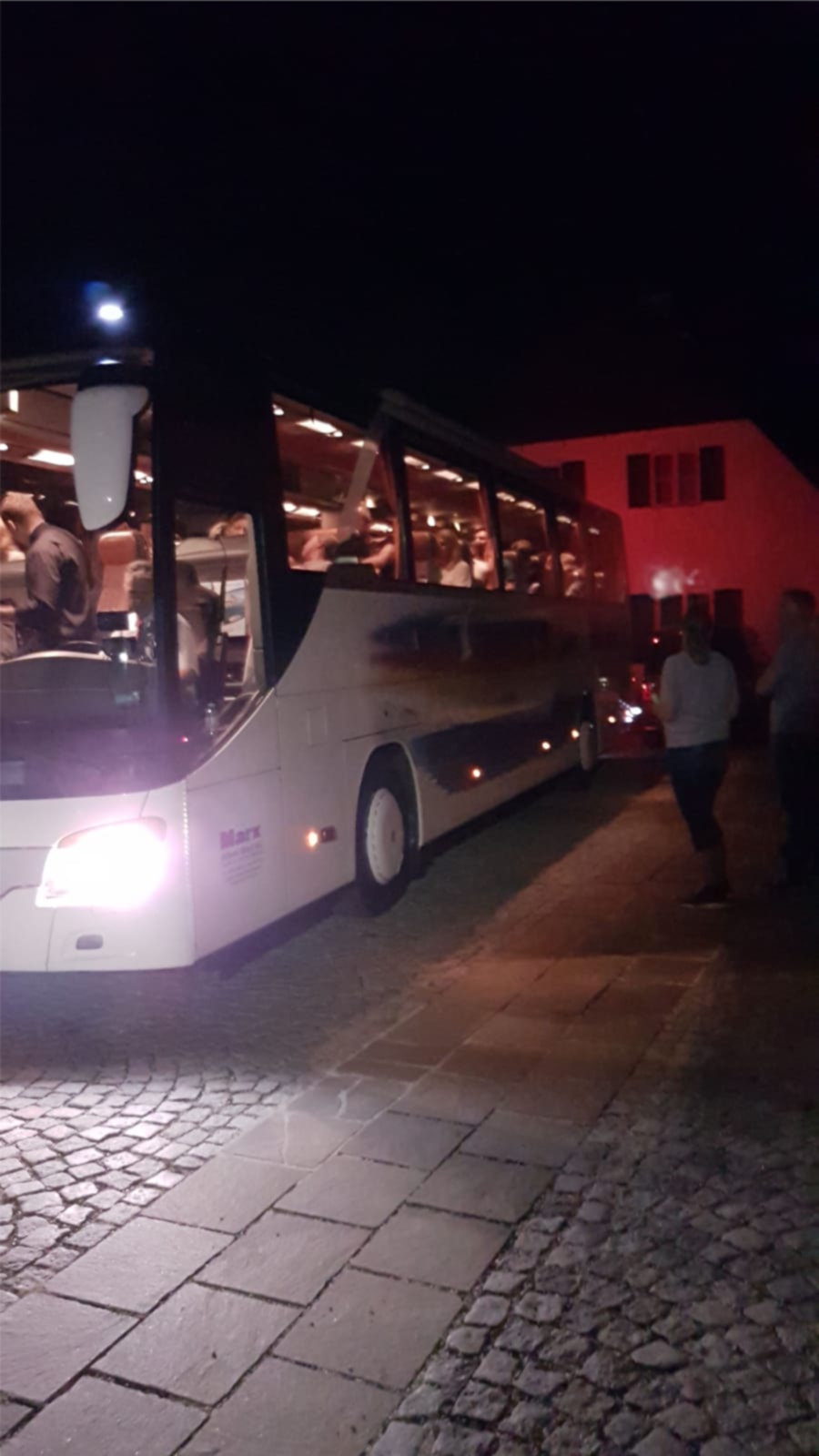 Abfahrt nach Rom
