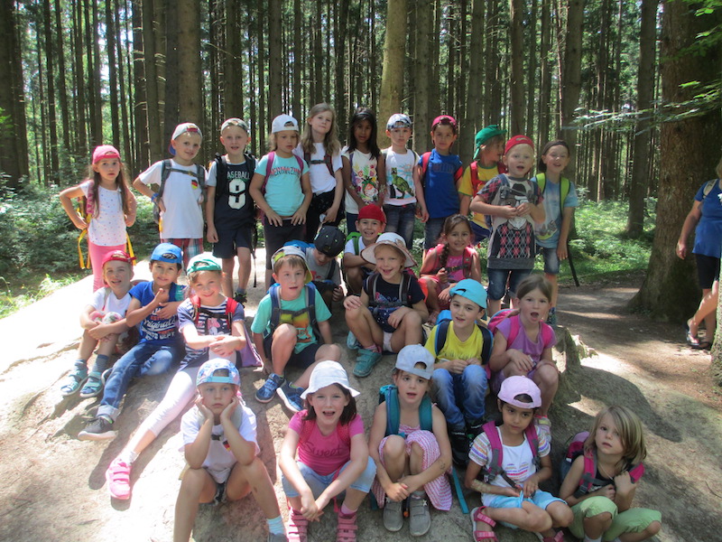 Vorschulausflug 2018 im Wald