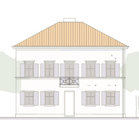 Pfarrheim Volkmannsdorf als Grafik