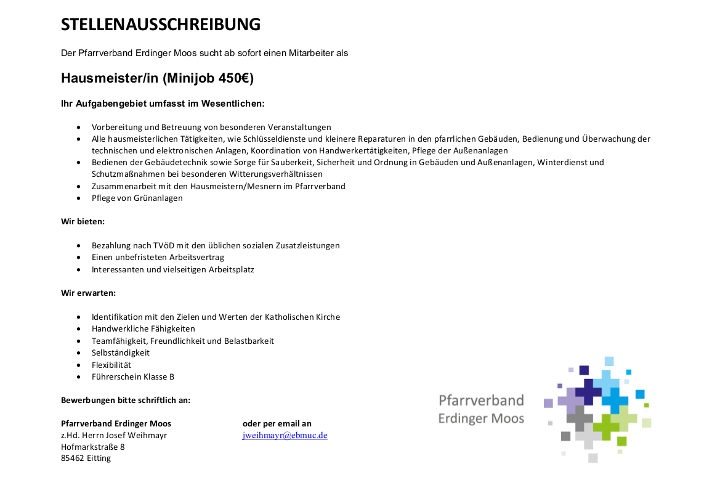 2018-09-06_Stellenausschreibung_Hausmeister_quer_720x484px