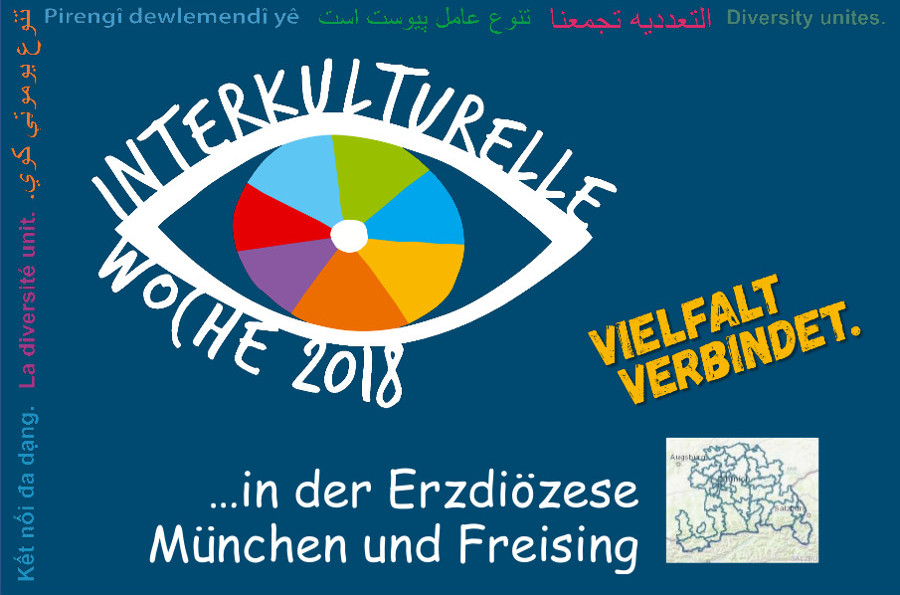 Logo Interkulturelle Woche 2018 in der Erzdiözese
