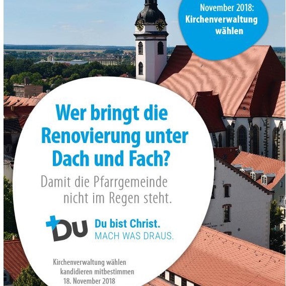 Plakat zur Kirchenverwaltungswahl