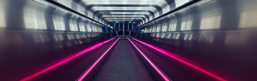 KG Fluchtpunktperspektive in Tunnel