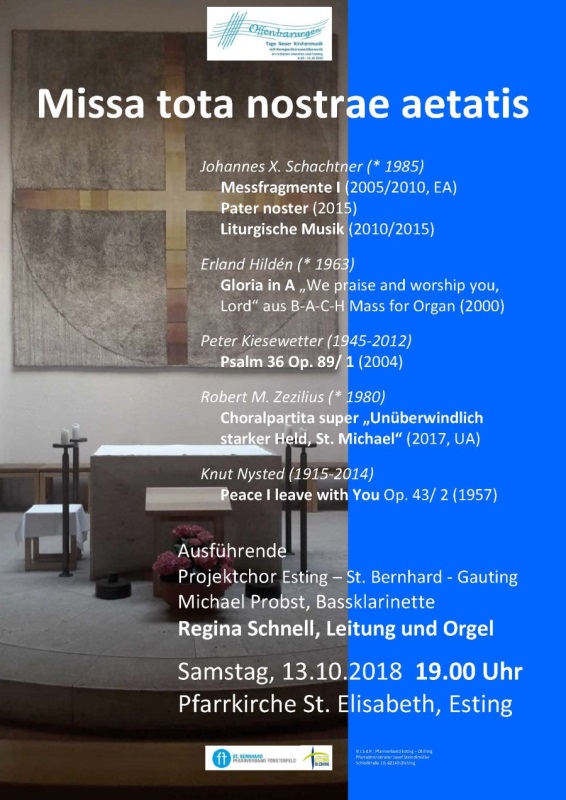 Konzert Missa tota nostrae aetatis 2018