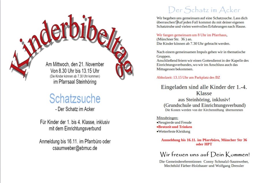 Bild zum Kinderbibeltag