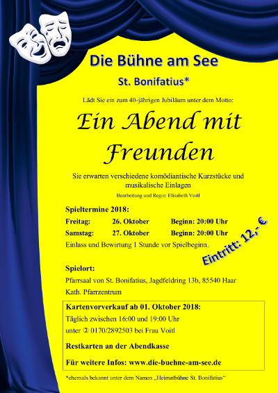 Plakat der Bühne am See