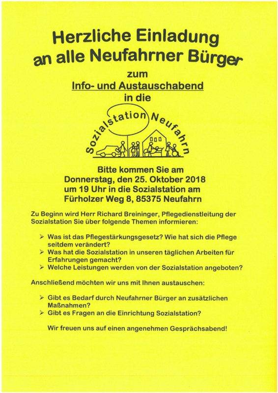 Infoabend Sozialstation